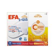 New Life C 1000 Plus 30 Tablet + Efa S-1200 30 Kapsül