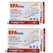 New Life Efa Daily Omega 3 2x60 Kapsül Balık Yağı