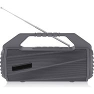 New Rixing NR-4025FM Gri Taşınabilir Bluetooth Hoparlör