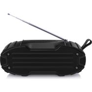 New Rixing NR-907FM Tws Siyah Bluetooth Hoparlör