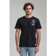 New World 23SSM20299 Lacivert Polo Bisiklet Yaka Regular Erkek T-shirt