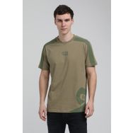 New World 23SSM20324 Açık Haki Polo Bisiklet Yaka Slim Fit Erkek T-shirt