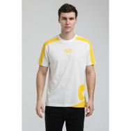 New World 23SSM20324 Ekru Polo Bisiklet Yaka Slim Fit Erkek T-shirt