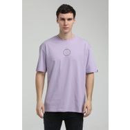 New World 23SSM20333 Lila Polo Bisiklet Yaka Erkek T-shirt