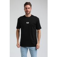 New World 23SSM20335 Siyah Polo Bisiklet Yaka Slim Fit Erkek T-shirt