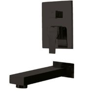 Newarc 941111B Siyah Valfsiz Gagalı Aqua Ankastre Banyo Bataryası