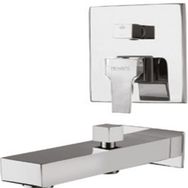 Newarc 941131 Valfli Gagalı Aqua Gri Ankastre Banyo Bataryası