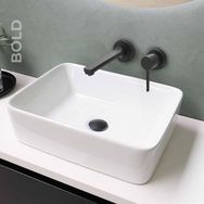 NEWARC NEWA000576 Newarc Bold Ankastre Lavabo Bataryası Siyah 910571B