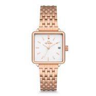 Newera Watch NWW00001 Metal Kordon Takvimli Kare Kadın Kol Saati