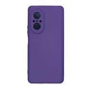 Newface Huawei Nova 9 SE Nano İçi Kadife Silikon Mor Cep Telefonu Kılıfı