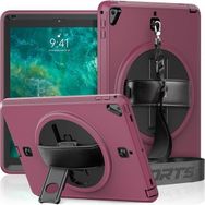 Newface iPad 5 Air 9.7 Strap-C Otterbox Kapak Mürdüm Tablet Kılıfı