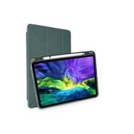 Newface iPad Pro 12.9 2020 Kalemlikli Hugo Koyu Yeşil Tablet Kılıfı