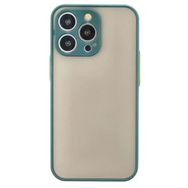 Newface iPhone 13 Pro Max Montreal Silikon Kapak Yeşil Cep Telefonu Kılıfı