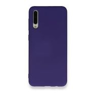 Newface Samsung Galaxy A30S Nano İçi Kadife Silikon Mor Cep Telefonu Kılıfı