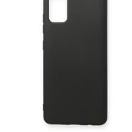 Newface Samsung Galaxy A71 Nano İçi Kadife Silikon Siyah Cep Telefonu Kılıfı