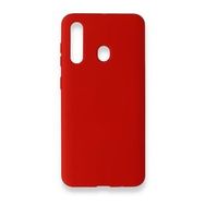 Newface Samsung Galaxy M40 Nano İçi Kadife Silikon Kırmızı Cep Telefonu Kılıfı