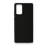 Newface Samsung Galaxy Note 20 Nano İçi Kadife Silikon Siyah Cep Telefonu Kılıfı