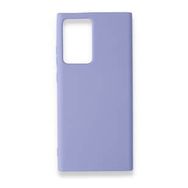 Newface Samsung Galaxy Note 20 Ultra Nano İçi Kadife Silikon Lila Cep Telefonu Kılıfı