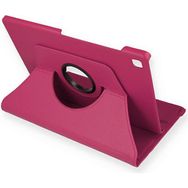 Newface Samsung Galaxy P610 Tab S6 Lite 10.4 Pembe 360 Tablet Deri Kılıf