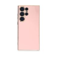 Newface Samsung Galaxy S23 Ultra Volet Silikon - Pembe Kılıf