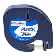 Newmark 91203 Dymo LTR 12x4 Kırmızı Plastik Şerit