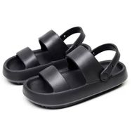 Newrong Flip Flop İki Aşınma Yumuşak Siyah Kadın Sandalet