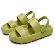 Newrong Flip Flop İki Aşınma Yumuşak Yeşil Kadın Sandalet