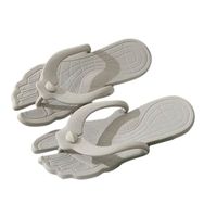Newrong Flip Flops Taşınabilir Banyo Gri Kadın Terlik