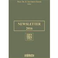 Newsletter 2016 - H. Ercüment Erdem