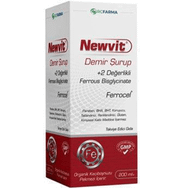 Newvit Demir İçeren 200 ml Şurup