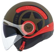 Nexx SX.10 Hero Mat Yeşil Yarım Motosiklet Kaskı