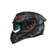 Nexx SX.100R Abisal Mat Siyah-Kırmızı Motosiklet Kaskı
