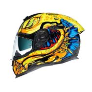 Nexx SX.100R Abisal Sarı-Mavi Motorsiklet Kaskı
