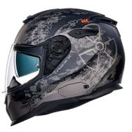 Nexx SX100 Toxic Mat Siyah Kırmızı Kapalı Motosiklet Kaskı
