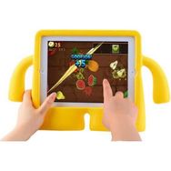 Nezih Case Samsung Tab A 8.0 2019 T290 Renkli Şık Tasarım Sarı + Nano Ekran Koruyucu Sarı Silikon Cep Telefonu Kılıf