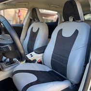 NfsAuto Volvo V40 Oto Koltuk Kılıfı - Beyaz - Siyah