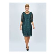 Nidya Moda 4009DY Yeşil Kadın Elbise