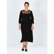 Nidya Moda 4025AS Siyah Kadın Elbise