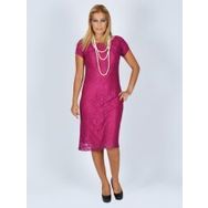 Nidya Moda 4035DF Fuşya Kadın Elbise