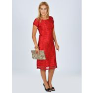 Nidya Moda 4035DK Kırmızı Kadın Elbise