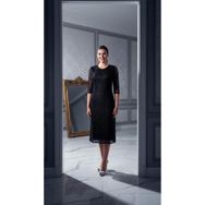 Nidya Moda 4036YS Siyah Dantel Kadın Elbise