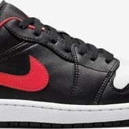 Nike 553558-063 Air Jordan 1 Low Siyah Erkek Ayakkabı