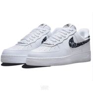 Nike Air Force 1 Low DH4406-101 Paisley Beyaz Siyah Erkek Spor Ayakkabı