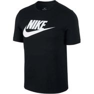 Nike AR5004-010 M Nsw Tee Icon Futura Erkek Siyah Günlük Stil Tişört