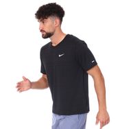 Nike CU5992-010 Siyah Df Miler Top Ss Koşu Erkek T-Shirt