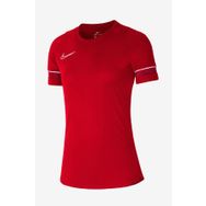 Nike CV2627-657 W Nk Df Acd21 Top Ss Kadın Kırmızı Futbol Tişört