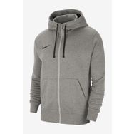 Nike CW6887-063 M Nk Flc Park20 Fz Hoodie Erkek Gri Futbol Sweatshirt