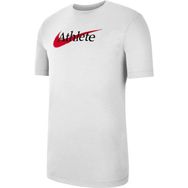 Nike CW6950-100 Dri-Fit Swoosh Beyaz Erkek Antrenman T-Shirt