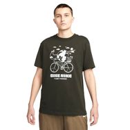 Nike DQ3047-355 W Nsw Tee Bf Earth Day Kadın Yeşil Günlük Stil Tişört
