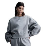 Nike DQ5761-063 Sportswear Phoenix Gri Günlük Stil Kadın Sweatshirt